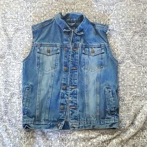 Kids denim vest